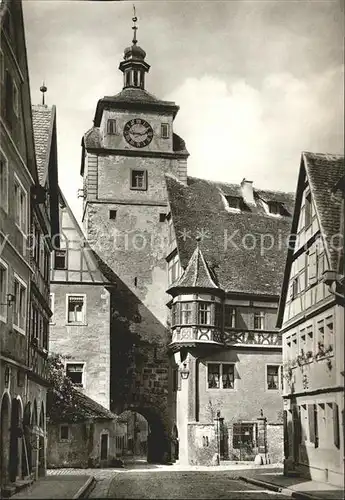 Rothenburg Tauber Weisser Turm Kat. Rothenburg ob der Tauber