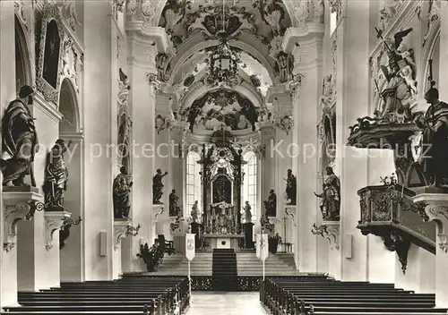 Ellwangen Jagst Basilika Minora innen Kat. Ellwangen (Jagst)