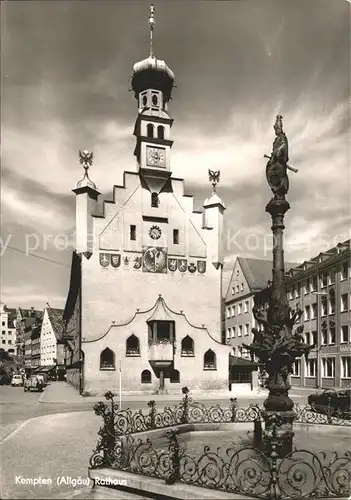 Kempten Allgaeu Rathaus Kat. Kempten (Allgaeu)