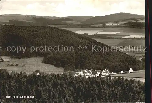 Hellefeld Gasthof zur Post Kat. Sundern (Sauerland)