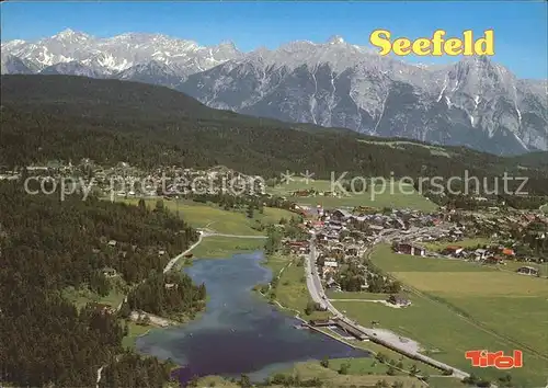 Seefeld Tirol Fliegeraufnahme Kat. Seefeld in Tirol