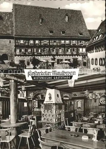 Maulbronn Klosterkeller  Kat. Maulbronn