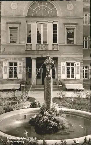 Bad Boll Kurhaus Haupteingang Kat. Boll