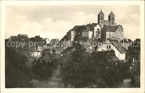 Quedlinburg Schloss und Dom Kat. Quedlinburg