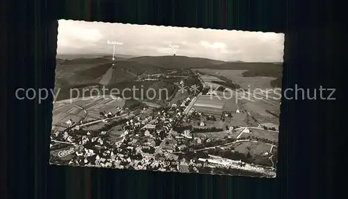 Winterberg Hochsauerland Fliegeraufnahme Kat. Winterberg