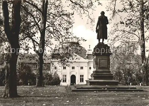 Marbach Neckar Schillerdenkmal und Schiller Nationalmuseum Kat. Marbach am Neckar