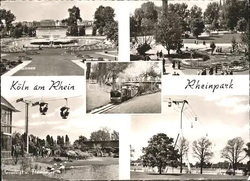 Koeln Rhein Rheinpark Kat. Koeln