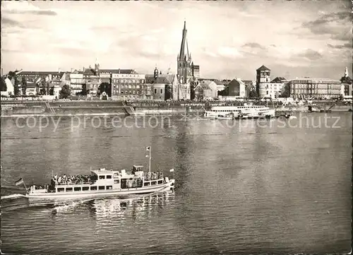 Duesseldorf Rheinpartie Kat. Duesseldorf