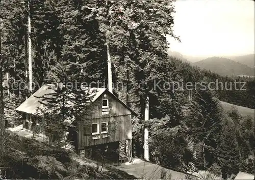 Schiltach Wittlichen Naturfreundehaus Waldhaeusle Kat. Schiltach Schwarzwald