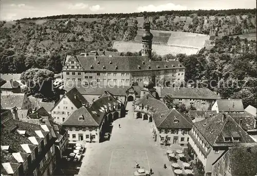 Weikersheim Schloss und Marktplatz Kat. Weikersheim