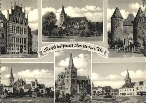 Xanten Klever Tor Dom Karthaeuserkloster Siegfriedstadt Kat. Xanten