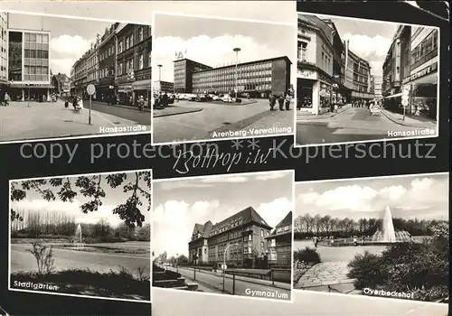 Bottrop Hansastrasse Arenberg Verwaltung Overbeckshof Kat. Bottrop