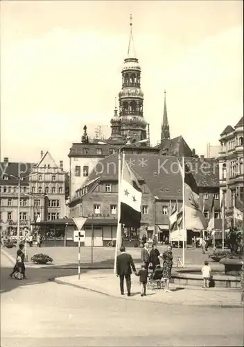 Zwickau Sachsen Markt mit Dom Kat. Zwickau