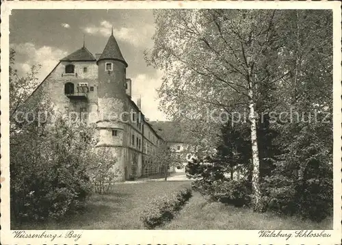 Weissenburg Bayern Wuelzburg Schlossbau Kat. Weissenburg i.Bay.