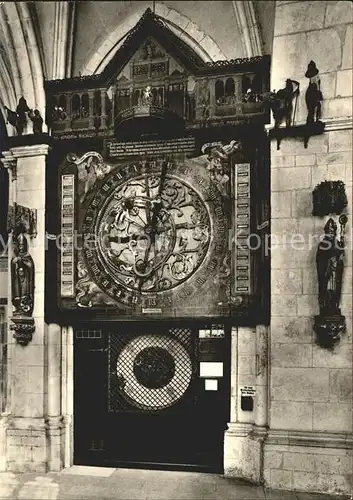 Muenster Westfalen Astronomische Dom Uhr Kat. Muenster