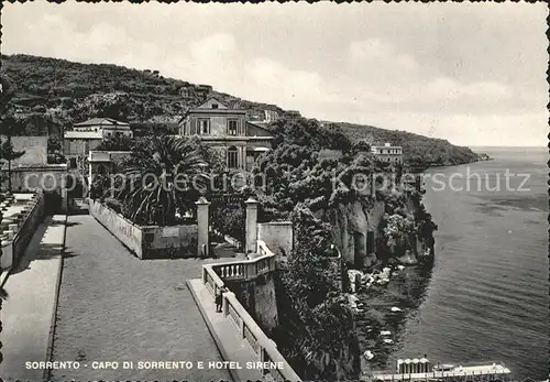 Sorrento Campania Capo e Hotel Sirene Kat. Sorrento