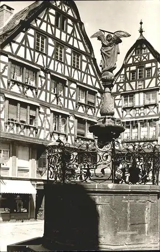 Bernkastel Kues Brunnen  Kat. Bernkastel Kues