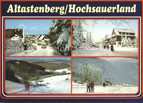 Altastenberg Sesselbahn Ski Kat. Winterberg