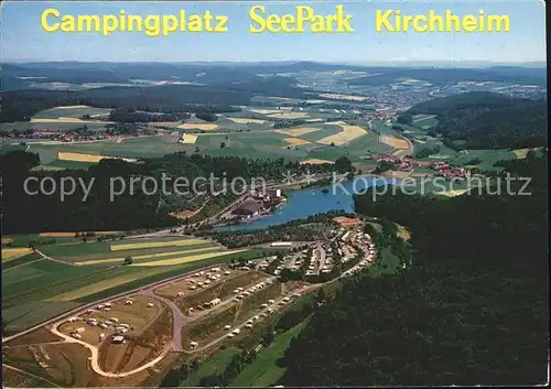 Kirchheim Hessen Campingplatz Seepark Fliegeraufnahme Kat. Kirchheim