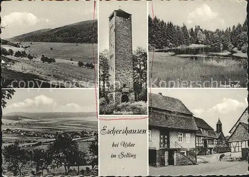 Eschershausen Holzminden Jtal Solingturm Neuer Teich 