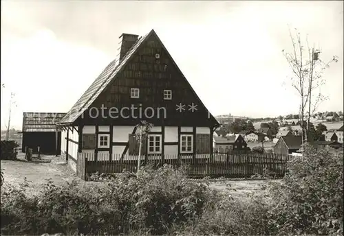 Seiffen Erzgebirge Waldarbeiter Wohnhaus  Kat. Kurort Seiffen Erzgebirge