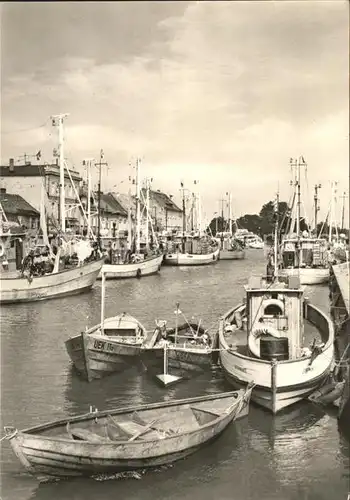 Ueckermuende Mecklenburg Vorpommern Hafen Kat. Ueckermuende