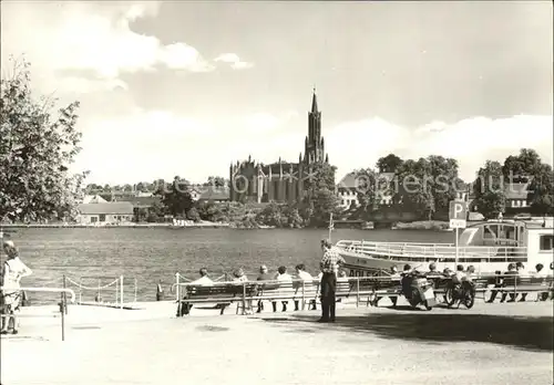 Malchow Bootsanlegestelle Kloster Kat. Malchow Mecklenburg