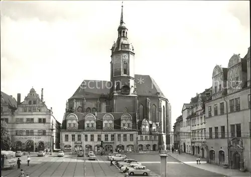 Naumburg Saale Wilhelm Pieck Platz Wenzelkirche Kat. Naumburg