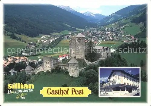 Sillian Tirol Gasthof Post Burg  Kat. Sillian Osttirol