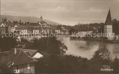 Solothurn Bruecke  Kat. Solothurn