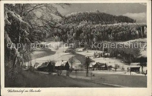 Waltersdorf Zittau mit Lausche Kat. Grossschoenau Sachsen