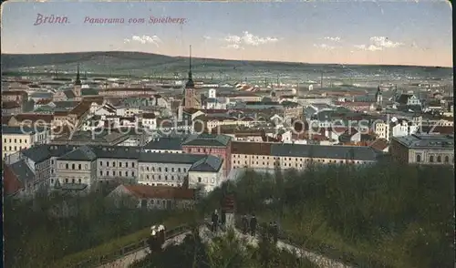 Bruenn Brno Panorama vom Spielberg / Brno /Brno-mesto