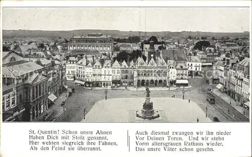 St Quentin Aisne Stadtansicht Kat. Saint Quentin