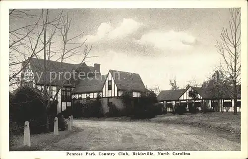 Reidsville North Carolina Penrose Park Country Club Kat. Reidsville