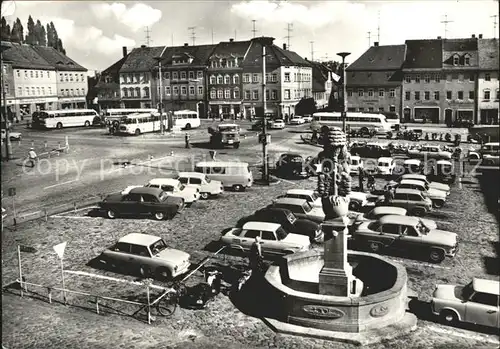 Bischofswerda Markt Brunnen Kat. Bischofswerda