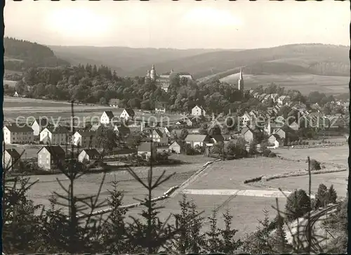 Berleburg Bad Ortsansicht Kat. Bad Berleburg