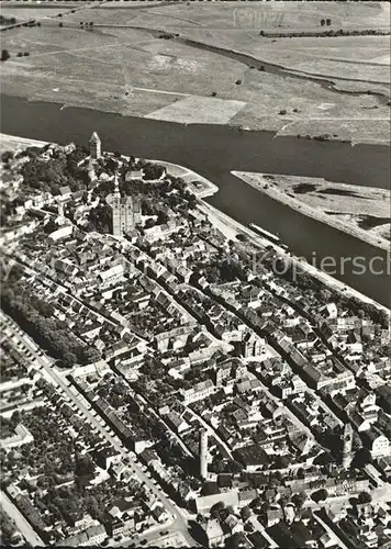 Tangermuende Fliegeraufnahme Kat. Tangermuende