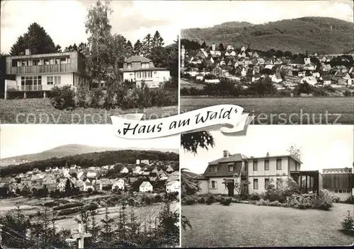 Schlossborn Muettergenesungsheim Haus am Wald Ortsansichten  Kat. Glashuetten