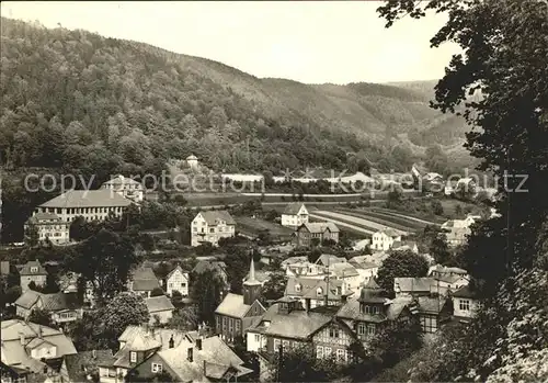 Schwarzburg Thueringer Wald Ortsansicht Forstschule Kat. Schwarzburg