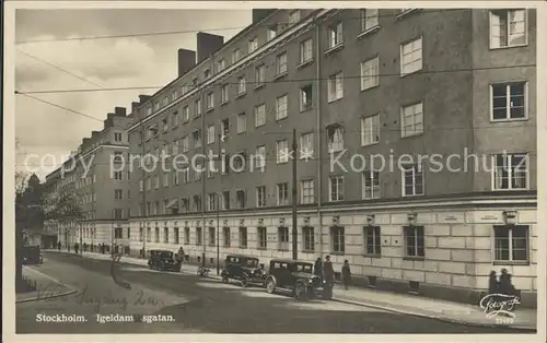 Stockholm Igeldamsgatan Kat. Stockholm