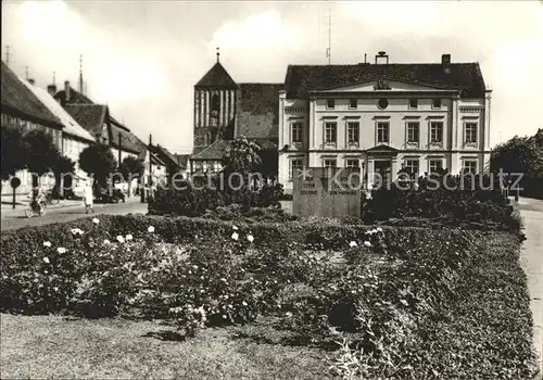 Wusterhausen Dosse Mahnmal Rathaus Dom Kat. Wusterhausen Dosse