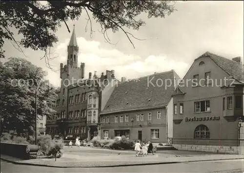 Bitterfeld Marktplatz Kreismuseum Kat. Bitterfeld