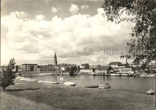 Wittenberge Prignitz Hafen Elbe Kat. Wittenberge