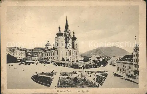 Mariazell Steiermark Hauptplatz Basilika Kat. Mariazell