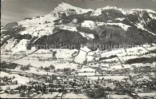 Kitzbuehel Tirol Gesamtansicht mit Alpenpanorama Kat. Kitzbuehel