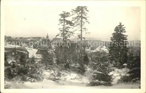 Masserberg Winterpanorama Thueringer Wald Kat. Masserberg