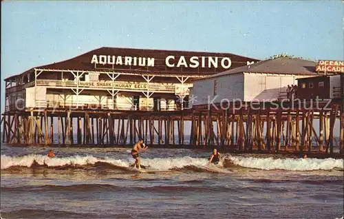 Maine Aquarium Casino Surfing Action at Old Orchard Beach Kat. Maine