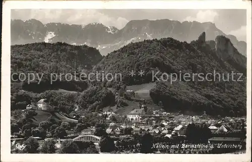 Hallein mit Barmsteine und Untersberg Kat. Hallein