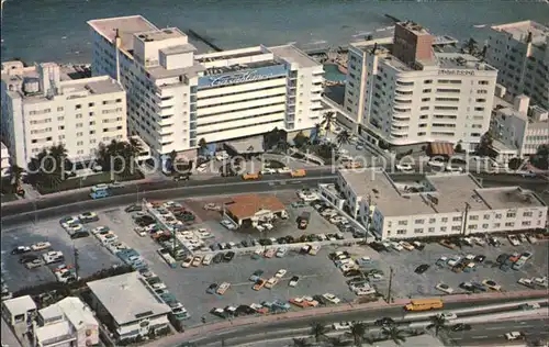 Miami Beach Air view of luxury hotels at 63rd Street Kat. Miami Beach