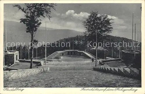 Heidelberg Neckar Feierstaette auf dem Heiligenberg Kat. Heidelberg